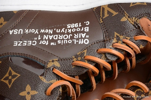 Kicked Out Shoe Store x AJ1 Air OW AQ0818-158 Jordan Off-Louis 1 0707